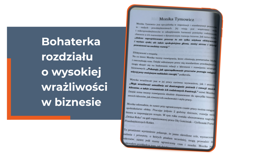 Bohaterka rozdziału o wysokiej wrażliwości w biznesie