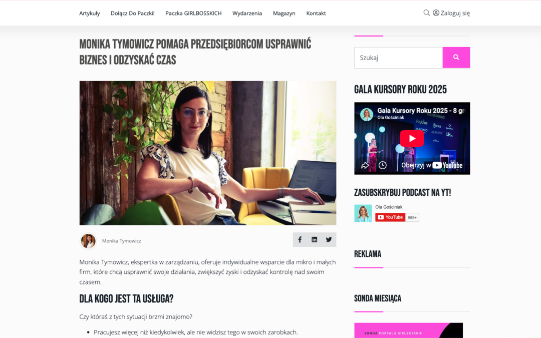 O mojej pracy na łamach GIRLBOSSKIE.pl