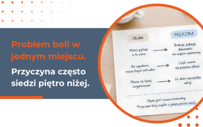 Problem boli w jednym miejscu. Przyczyna często siedzi piętro niżej