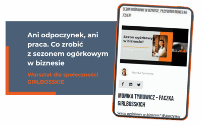 Ani odpoczynek, ani praca. Co zrobić z sezonem ogórkowym w biznesie