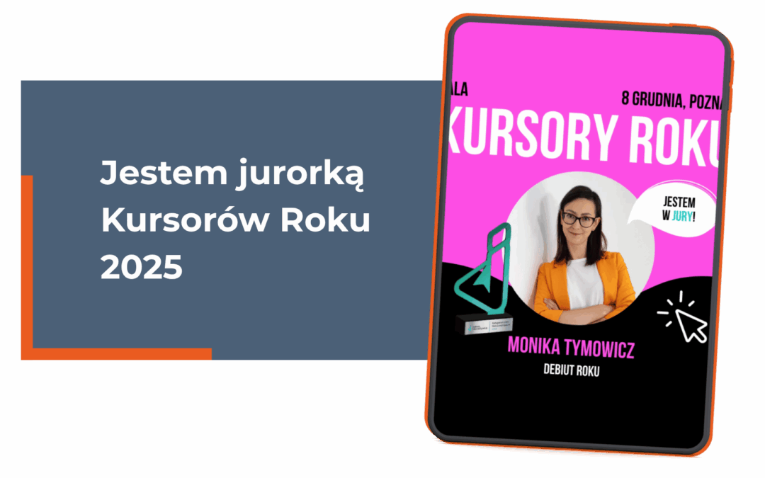 Rok temu odbierałam tę nagrodę. W tym roku ją przyznaję. Jestem jurorką Kursorów Roku 2025