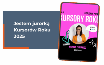 Rok temu odbierałam tę nagrodę. W tym roku ją przyznaję. Jestem jurorką Kursorów Roku 2025
