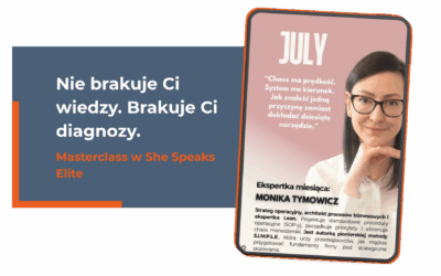Nie brakuje Ci wiedzy. Brakuje Ci diagnozy. Masterclass w She Speaks Elite