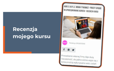 Recenzja kursu S.I.M.P.L.E. na GIRLBOSSKIE
